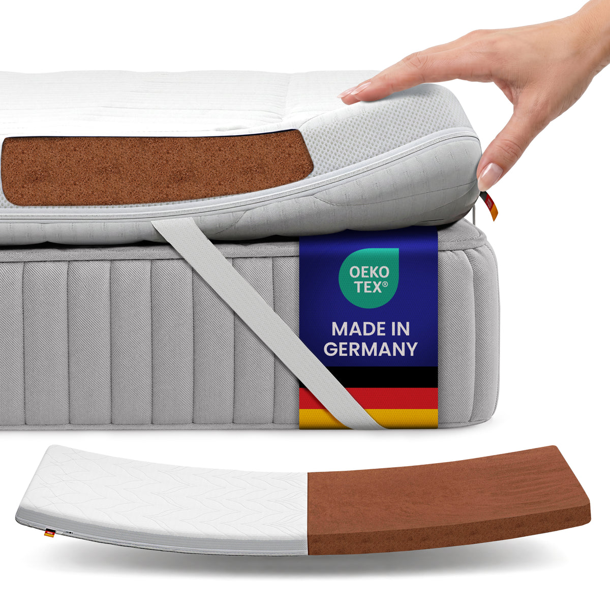 Meos Luxus-Schaum Topper für Matratzen & Boxspringbett versch. Größen